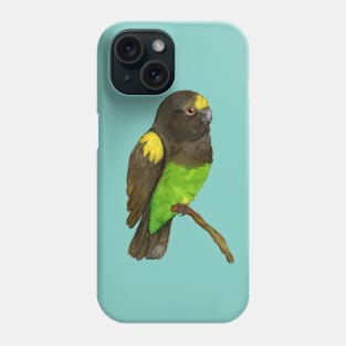 Meyer's parrot watercolor Phone Case