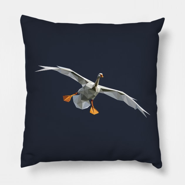 Goofy Bird Pillow by DigitalShards