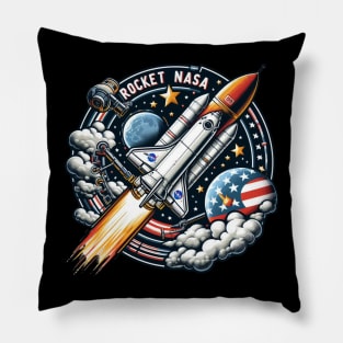 Nasa Rocket Pillow