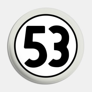 Mini Team 53 Shirt Pin