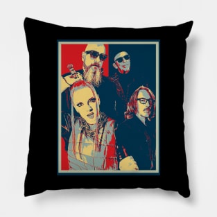 Garbages Glam Band Tees, Elevate Your Style with the Alternative Edge of Iconic Rock Pillow