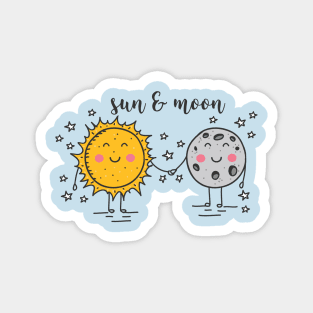 Sun and Moon Besties Magnet