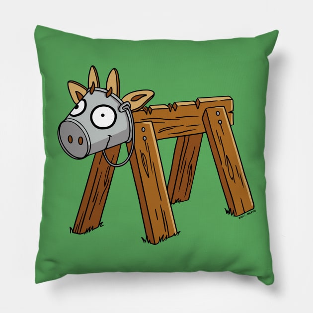 Faux Moo Cow Pillow by Roufxis