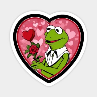 Kermit valentine day Magnet