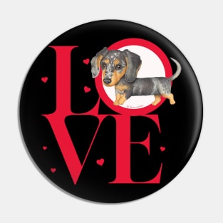 Dachshund Love Pin