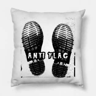 anti flag classic boot Pillow