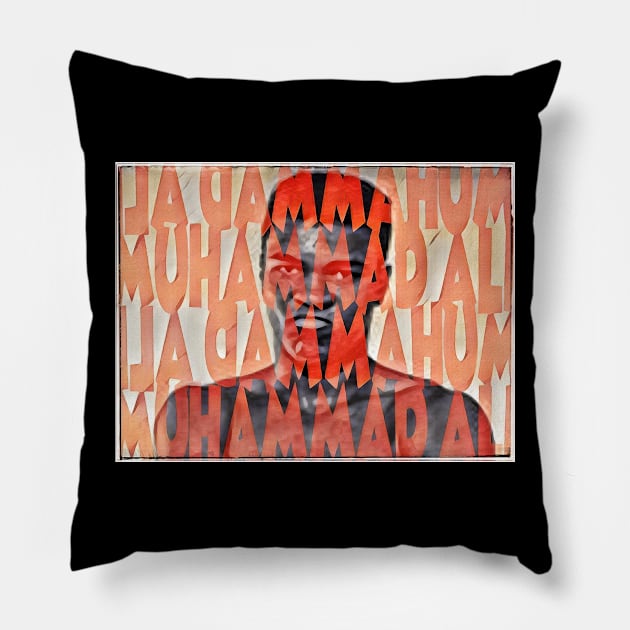 Muhammad Ali Pillow by Digz