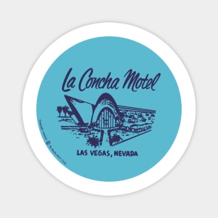 Vintage La Concha Motel Las Vegas Magnet