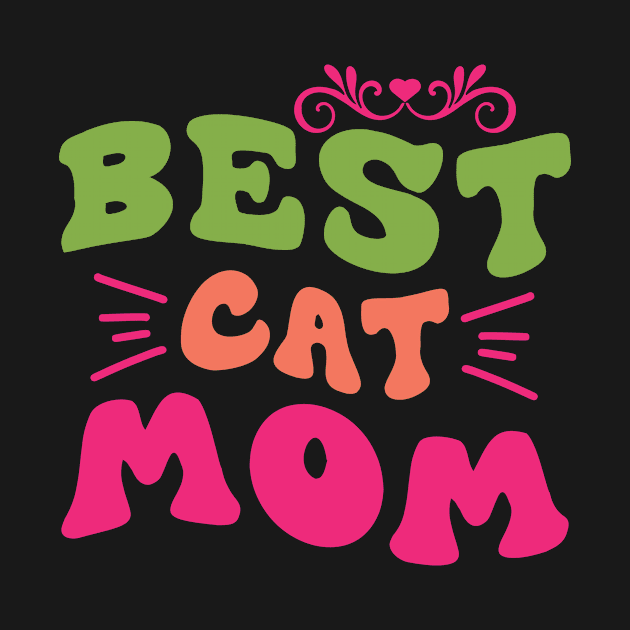 Best Cat Mom T-shirt by MaypopHouseDesigns