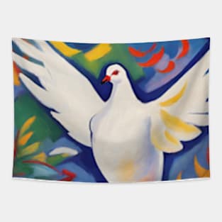 peace is the answer fauvism artsyle Tapestry