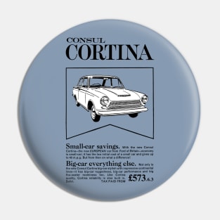 FORD CONSUL CORTINA - dealer advert Pin