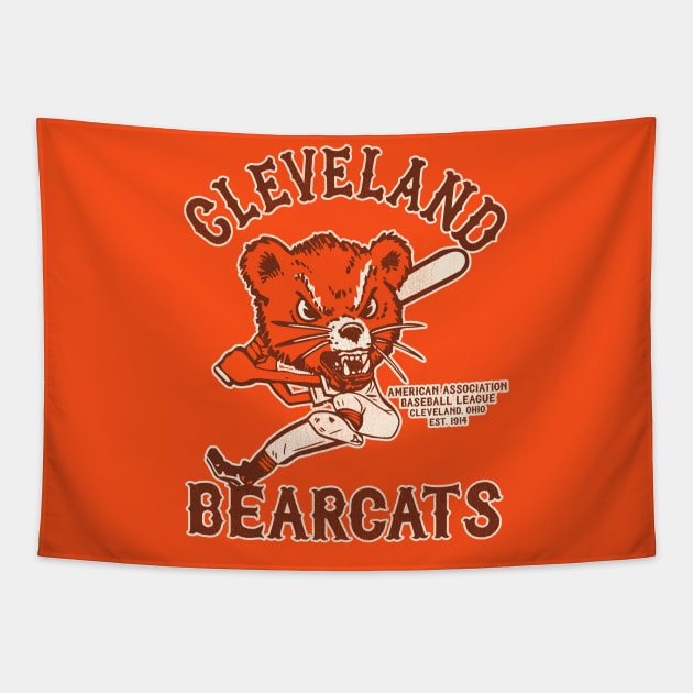 Defunct Cleveland Bearcats Baseball Team Tapestry by Defunctland