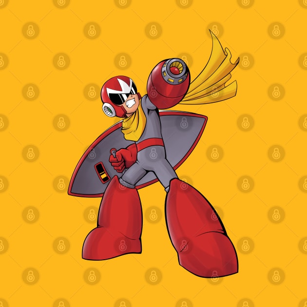 Proto Man by andrewvado