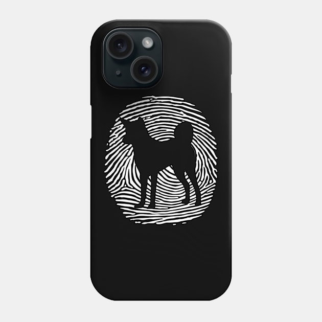 Indian Pariah DNA Fingerprint I Dog Indian Pariah Phone Case by Shirtjaeger