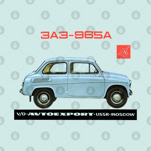 ZAZ 965 - Russian car ad by Throwback Motors