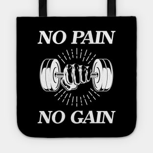 No pain no gain - Crazy gains - Nothing beats the feeling of power that weightlifting, powerlifting and strength training it gives us! A beautiful vintage design representing body positivity! Tote