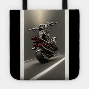 Moto chopper from the future №0025 Tote