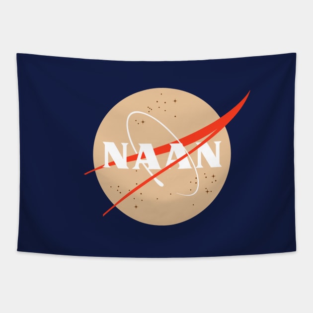 Desi Food: Naan Tapestry by sqwear