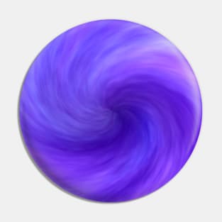 Purple Galaxy Wind Vortex Pin