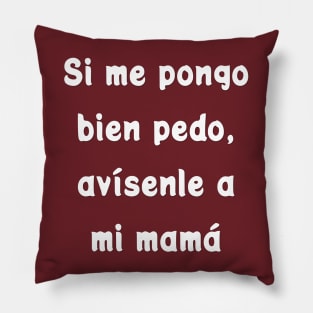 Camisa Graciosa en Espanol Hispanics Latinos Humor Tee. Pillow