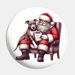 Making a List - Pit bull Terrier Pin