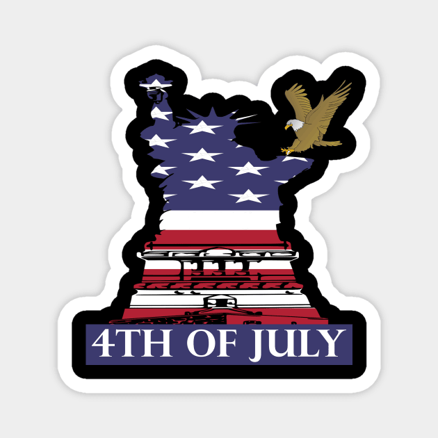 4th of july Magnet by karascom