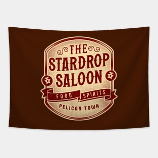 The Stardrop Saloon Crest Tapestry