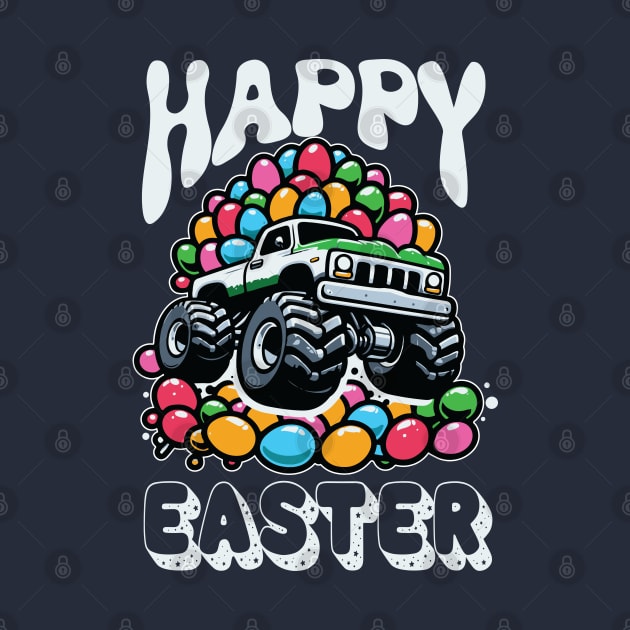 Happy Easter Monster Truck by hippohost