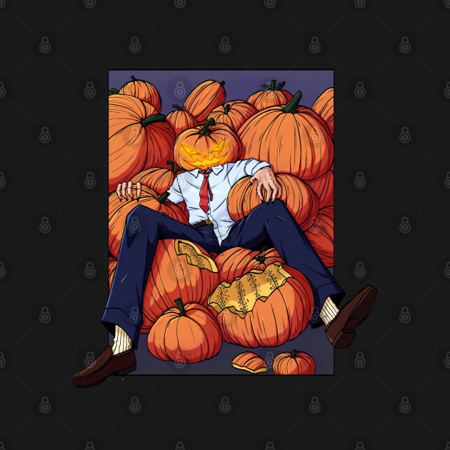 Pumpkin patch man by Fazara