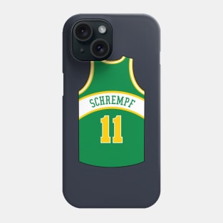 Detlef Schrempf Seattle Supersonics Jersey Qiangy Phone Case