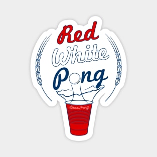 Beer Pong USA Magnet