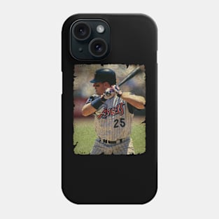 Jim Edmonds in Los Angeles Angels of Anaheim Phone Case