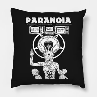 Cover Art for PARANOIA Issue #64 Pillow