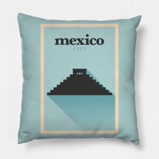 Mexico Poster Design Pillow