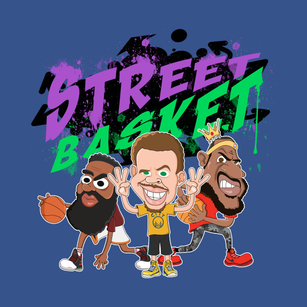 Discover STREET BASKET - Basketball - T-Shirt