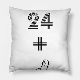 I Am 25 Plus Finger 25 Years Old Funny Birthday Gift Pillow