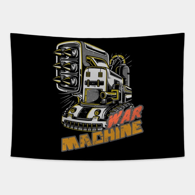 War machine Tapestry by rizwanahmedr