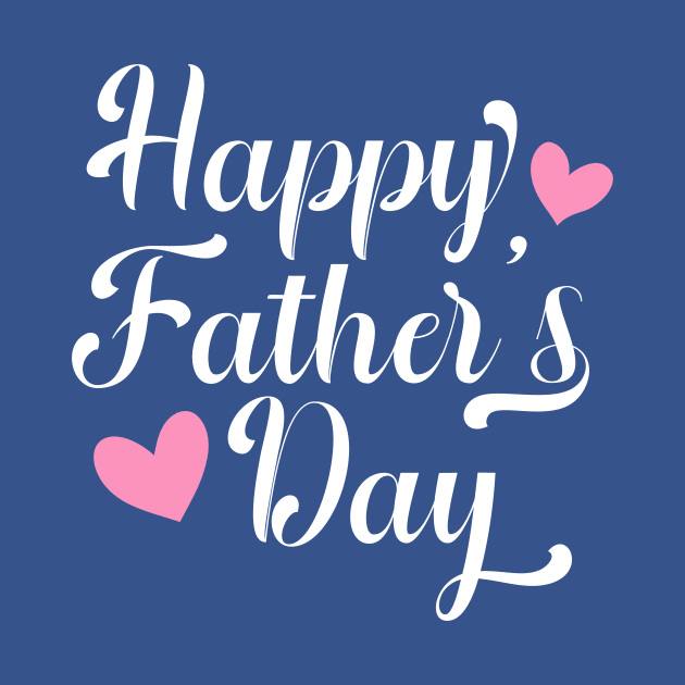 Simple Happy Father's Day Calligraphy by Jasmine Anderson