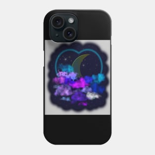 Heart in the clouds Phone Case