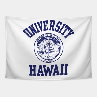 80's Vintage university Hawaii apparel Tapestry