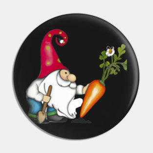 Carot Gnome Pin