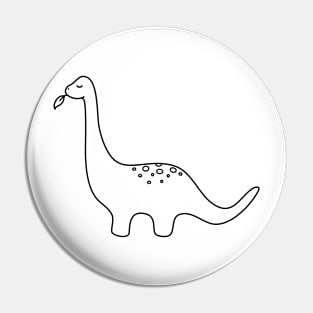 Dino Dinosaur Vegan Funny Plant Eater Lover Dont Eat Animals Vegetarian Pin