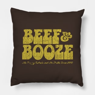 Beef & Booze 1978 Pillow