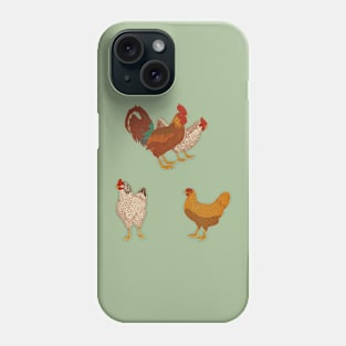 Vintage Chicken Pack Phone Case