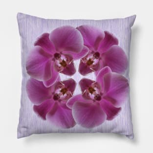 Pink Moth Orchid Pillow