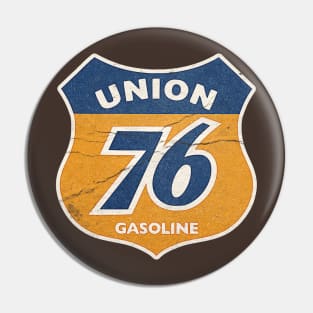 GASOLINE TEXTURE 76 UNION Pin