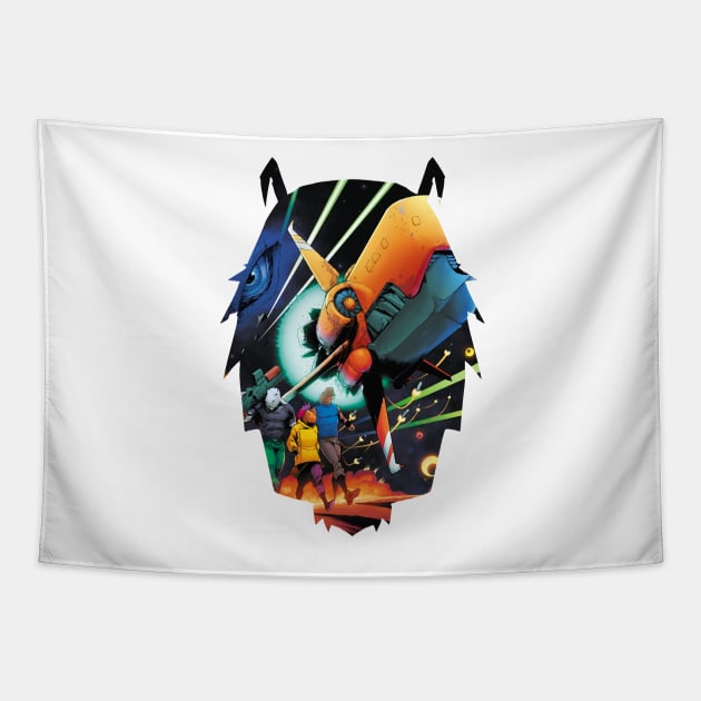 Capincho Head Tapestry by SebaNavas