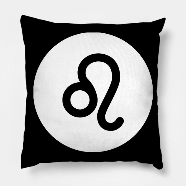 Leo Star Symbol Pillow by Jambo Designs