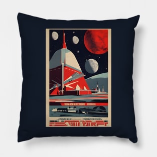 Soviet space art Pillow