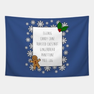 Classic Christmas Treats Tapestry